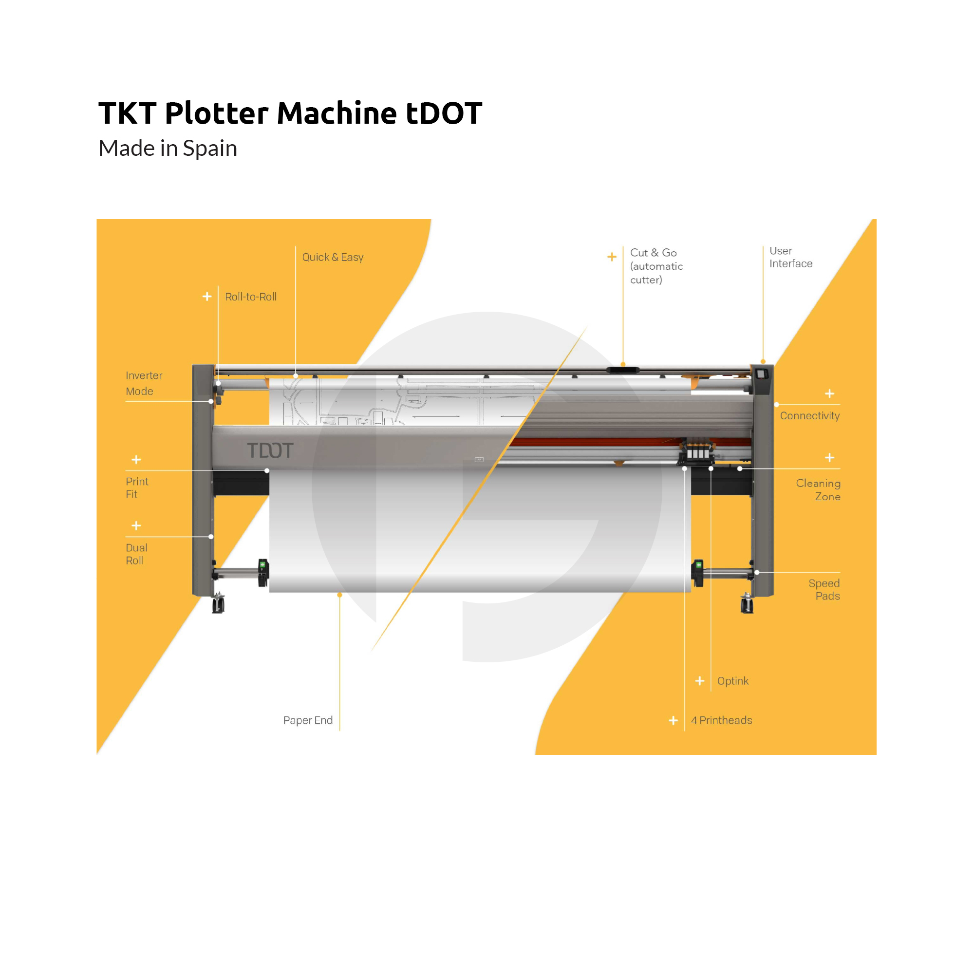 TKT Plotter Machine tDOT (Made in Spain)